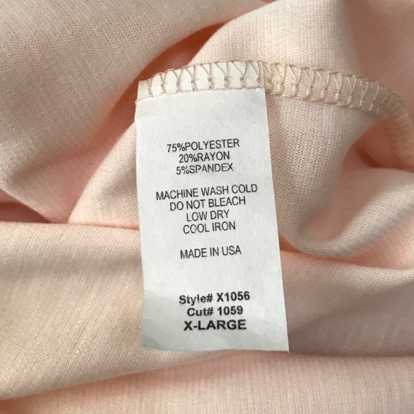 •NEESEE’S DRESSES• NWT Pale Blush Peach Dress - Picture 6 of 8